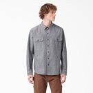 Dickies 1922 Long Sleeve Work Shirt - Rinsed Black &#40;RBK&#41;