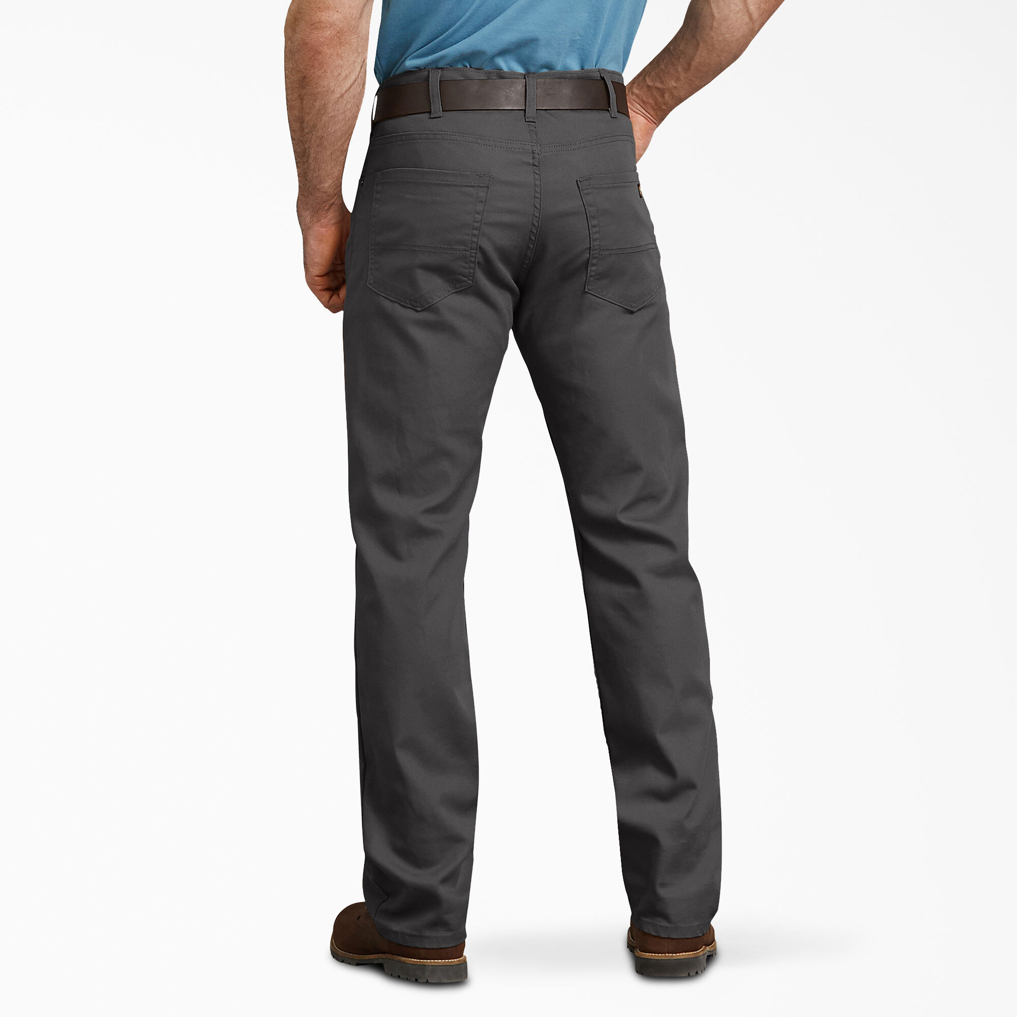 Dickies Men's Flex Regular Fit Straight Leg Tough Max Duck 5-Pocket Pants