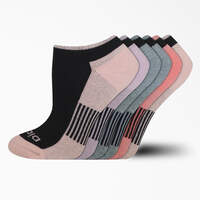 Women's Moisture Control No Show Socks, Size 6-9, 6-Pack - Black (BK)