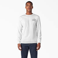 W.D. Heritage Workwear Long Sleeve Graphic T-Shirt - White (WH)