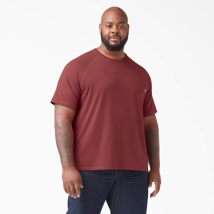 Cooling Short Sleeve Pocket T-Shirt - Cane Red (CN) image number 4