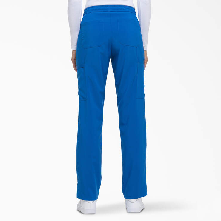 Women's EDS Essentials Drawstring Scrub Pants - Royal Blue (RB) image number 2