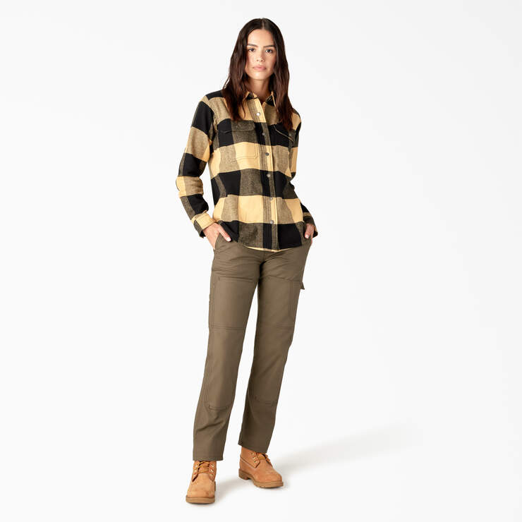 Women’s DuraTech Renegade Flannel Shirt - Nubuck Large Buffalo Plaid (B2Z) image number 4