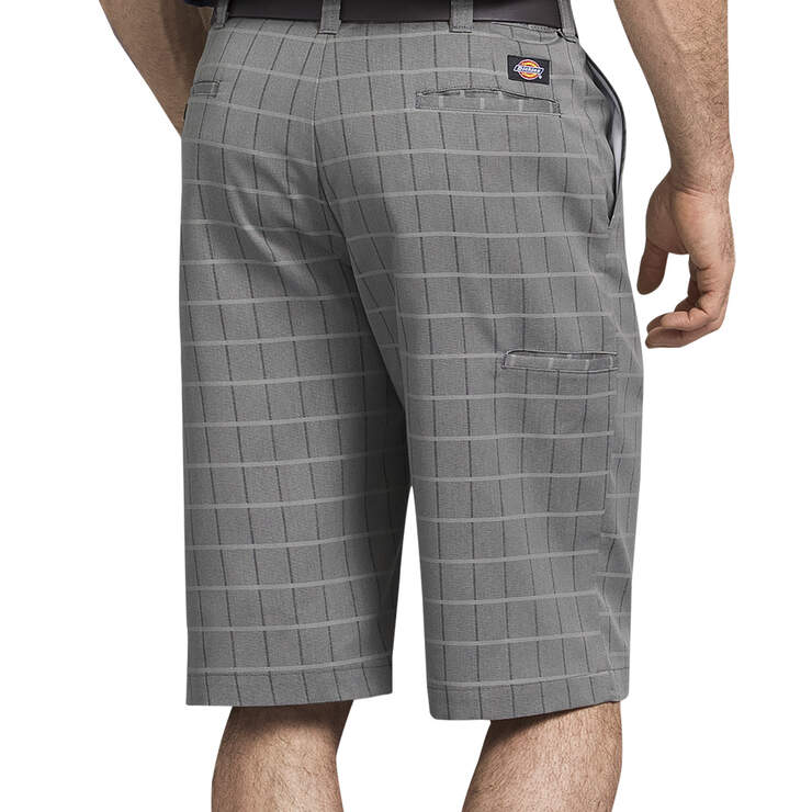 Icon Flex Plaid 13" Shorts - Smoke Gray (SM) image number 2