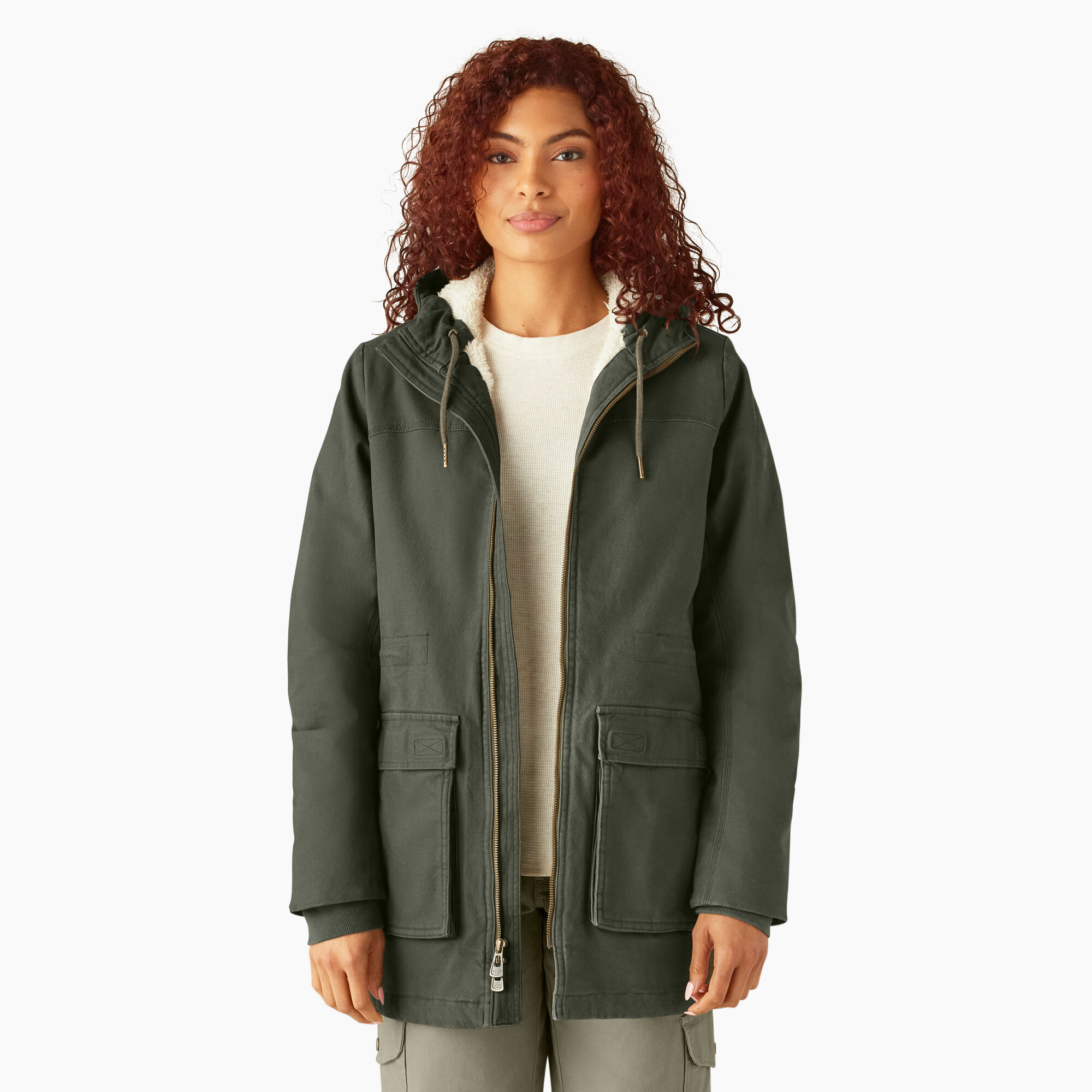 Canvas parka womens clearance