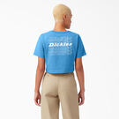Women&rsquo;s Graphic Cropped T-Shirt - Bright Cobalt &#40;B2T&#41;