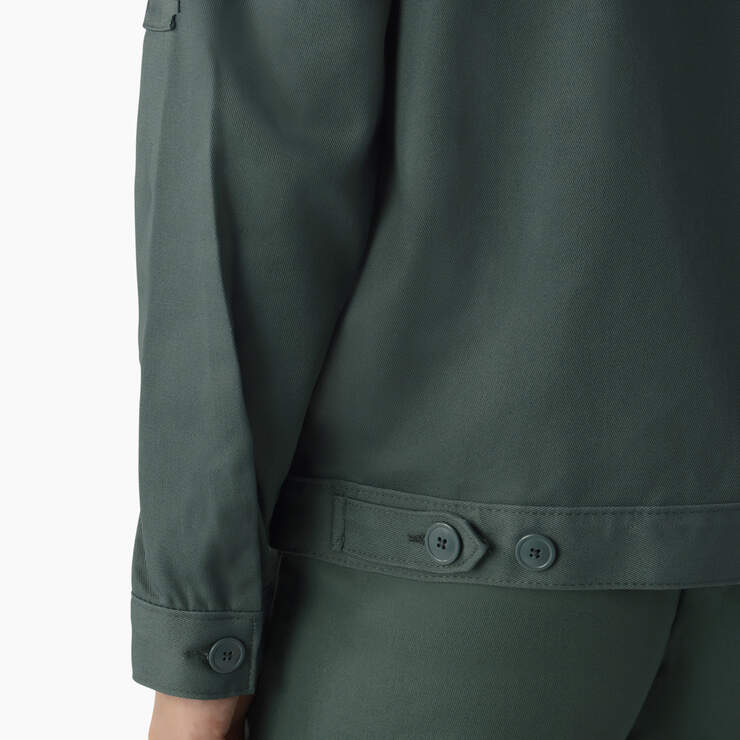 Women's Unlined Eisenhower Jacket - Lincoln Green (LSO) image number 7