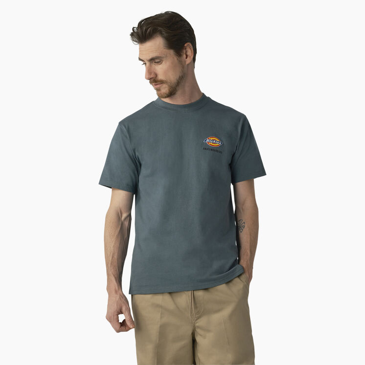 Dickies Skateboarding Regular Fit Chest Logo T-Shirt - Lincoln Green &#40;LN&#41;