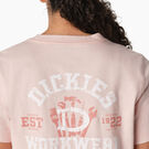Women&#39;s Heavyweight Workwear Graphic T-Shirt - Lotus Pink &#40;LO2&#41;