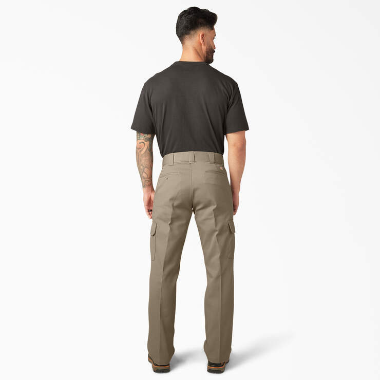 Relaxed Fit Cargo Work Pants - Desert Sand (DS) image number 5