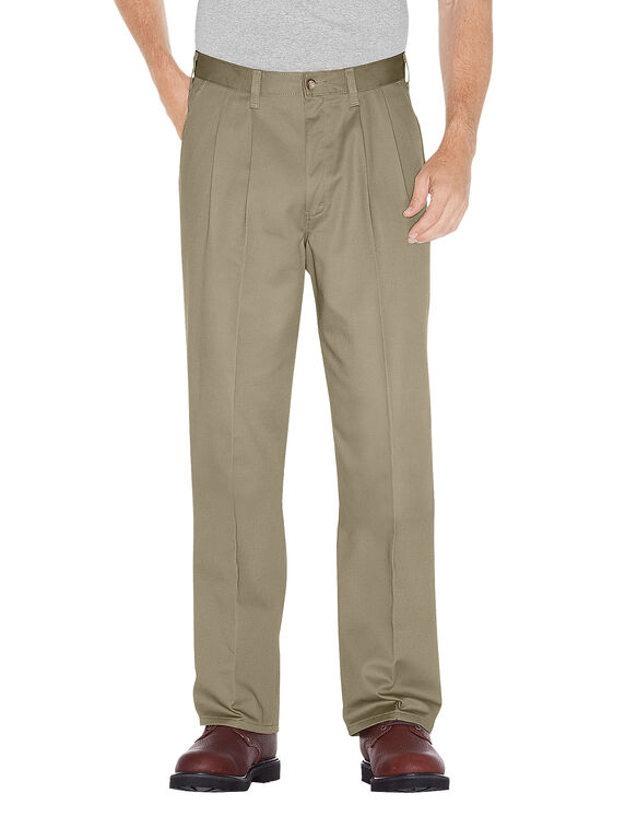 Pleated Khakis For Men | Cotton, Pleated Front Pants | Dickies