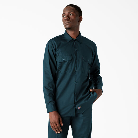 Long Sleeve Work Shirt - Reflecting Pond &#40;YT9&#41;