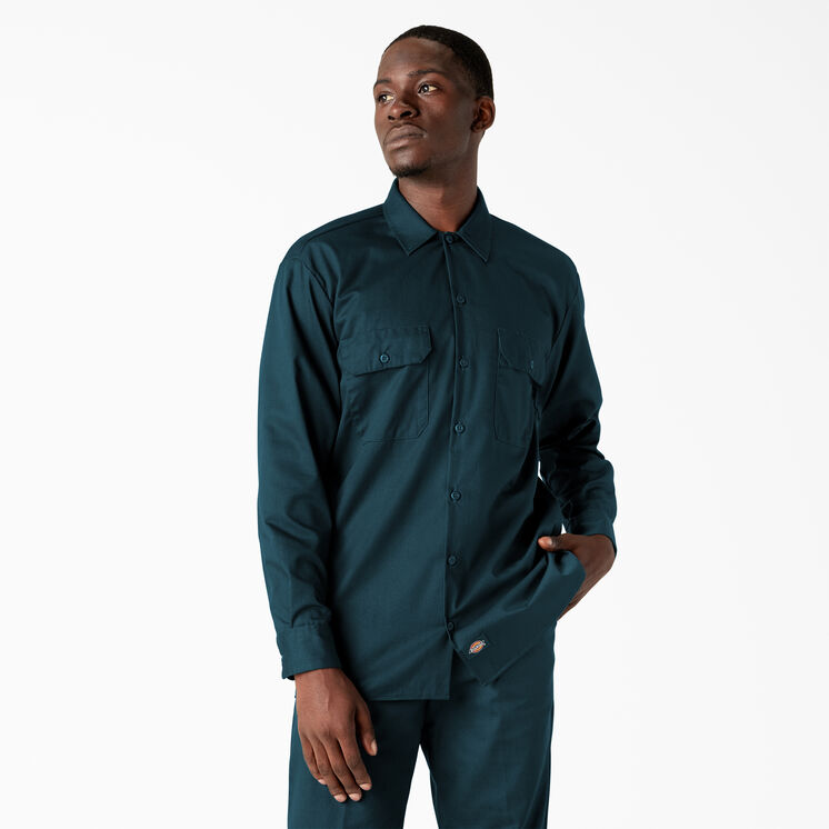 Long Sleeve Work Shirt - Reflecting Pond &#40;YT9&#41;
