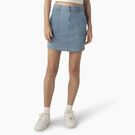 Women&#39;s Denim Carpenter Skirt - Stonewashed Light Denim &#40;SWD&#41;