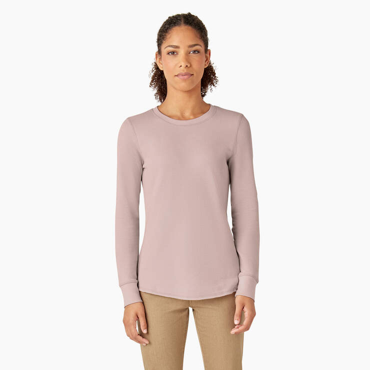 Women’s Long Sleeve Thermal Shirt - Peach Whip (P2W) image number 1