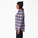 Women&#39;s Plaid Flannel Long Sleeve Shirt - Ombre Orchid &#40;RP2&#41;