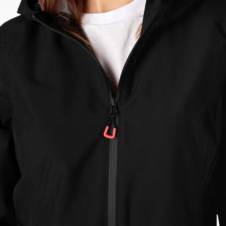 Women’s Waterproof Rain Jacket - Black (BKX) image number 5