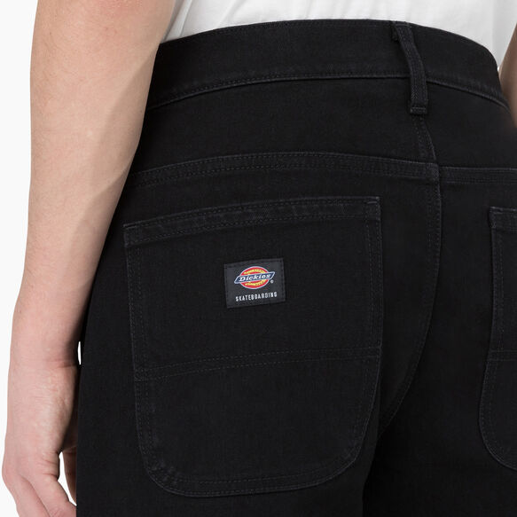 Dickies Skateboarding Wingville Loose Fit Jeans - Black Denim &#40;L9D&#41;
