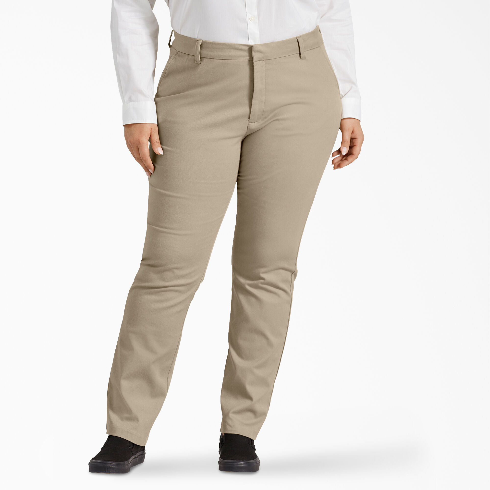 Women s Plus Perfect Shape Relaxed Fit Bootcut Pants Dickies US