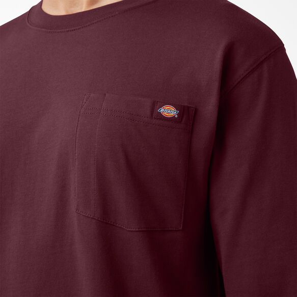 Long Sleeve Logo Graphic T-Shirt - Burgundy &#40;BY&#41;