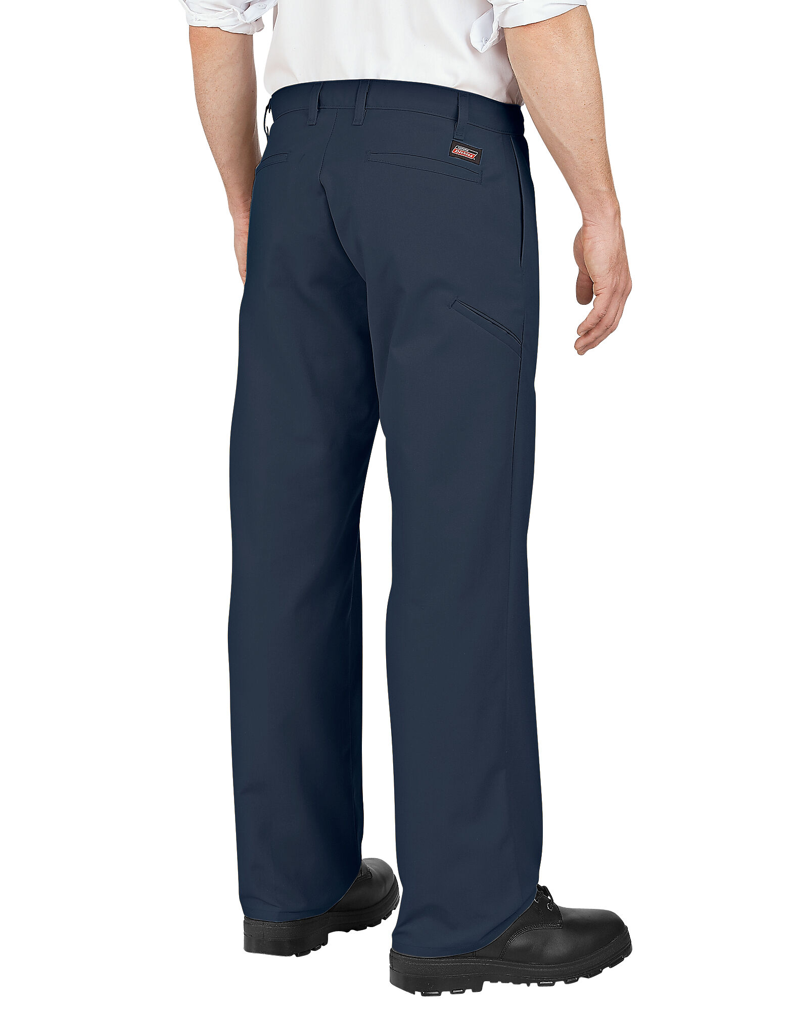 Genuine Dickies Mens Relaxed Fit Straight Leg Flat Front Flex Pant ...