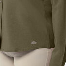 Women&#39;s Plus Cooling Roll-Tab Work Shirt - Military Green Heather &#40;MLD&#41;