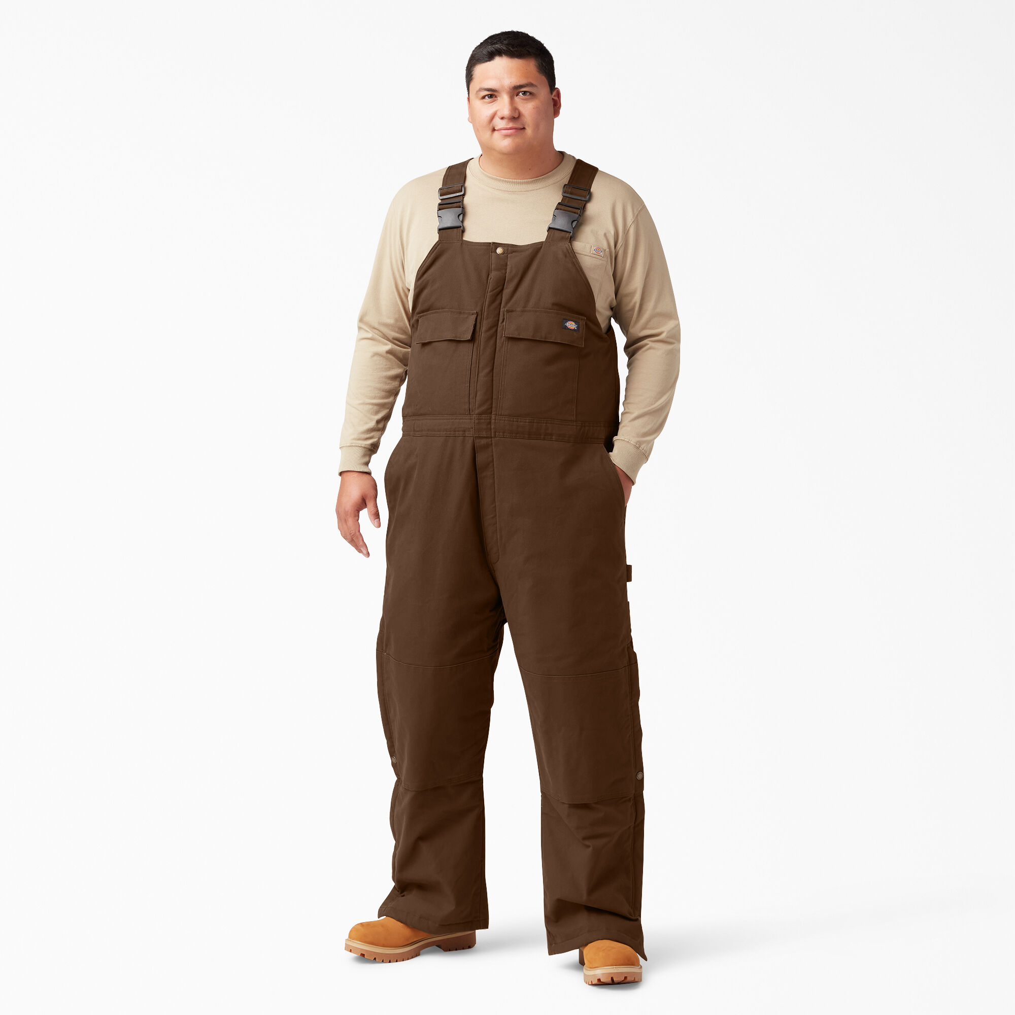 Men s Big Tall Work Uniforms Clothing Dickies Brown