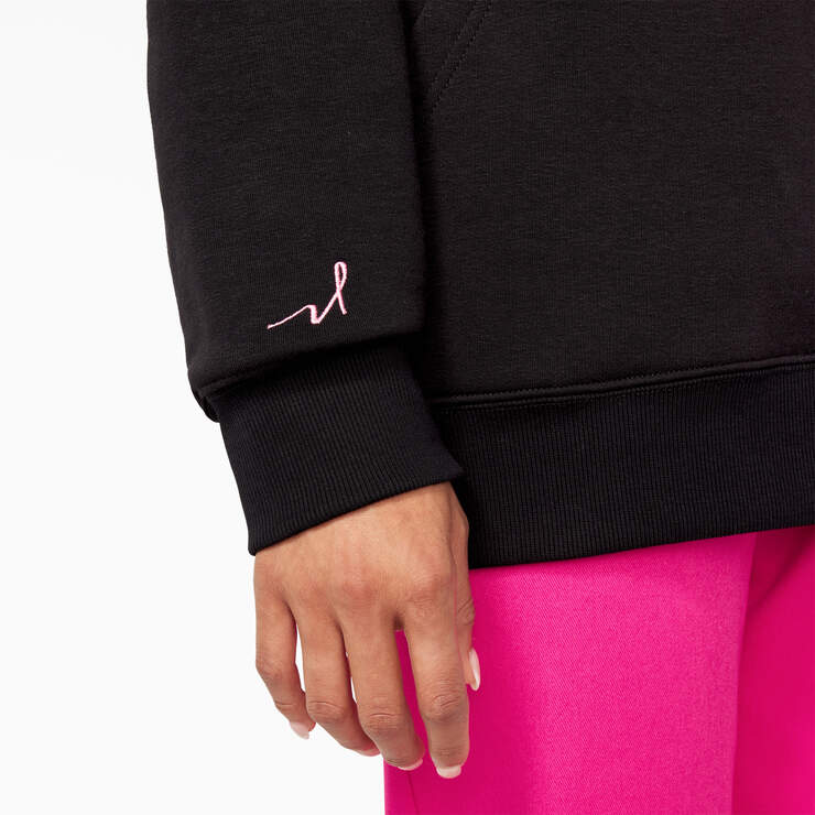 Breast Cancer Awareness Logo Hoodie - Black (KBK) image number 14