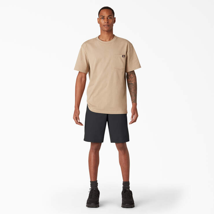 Cooling Active Waist Shorts, 11" - Black (BK) image number 7