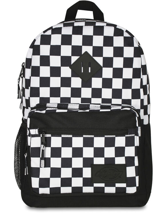 Black White Checkered Study Hall Backpack Accessories Bags Backpacks Dickies
