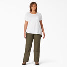 Women&#39;s Plus Cooling Short Sleeve Pocket T-Shirt - White &#40;WH&#41;