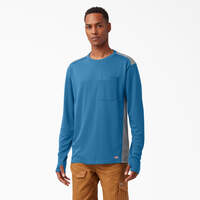 Temp-iQ® 365 Long Sleeve Pocket T-Shirt - Vallarta Blue (V2B)