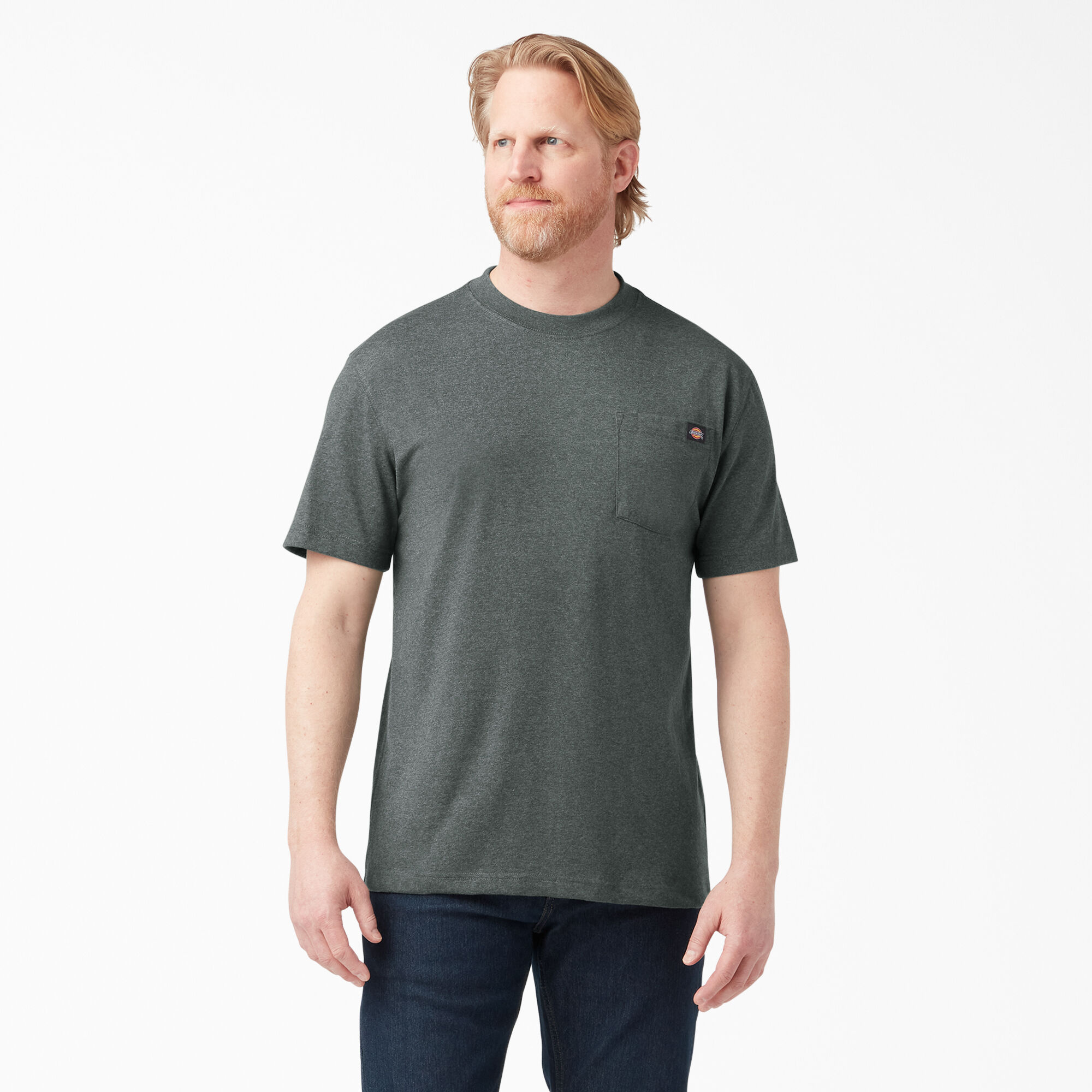 Men s Heavyweight Short Sleeve Pocket T Shirt Dickies US