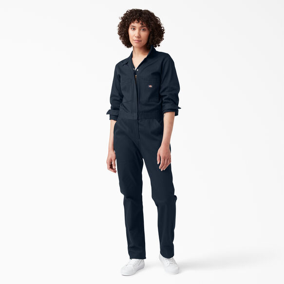Women&#39;s Long Sleeve Coveralls - Dark Navy &#40;DN&#41;