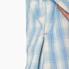 Women&#39;s Cooling Roll-Tab Work Shirt - Clear Blue Hillside Plaid &#40;B1F&#41;
