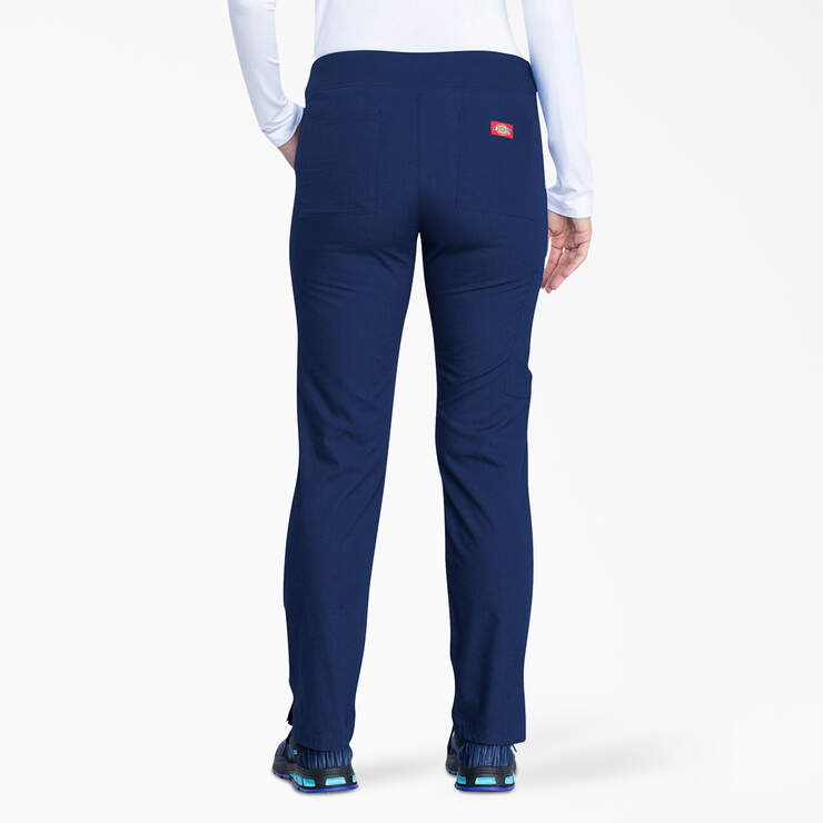 Women's EDS Signature Scrub Pants - Navy Blue (NVY) image number 2
