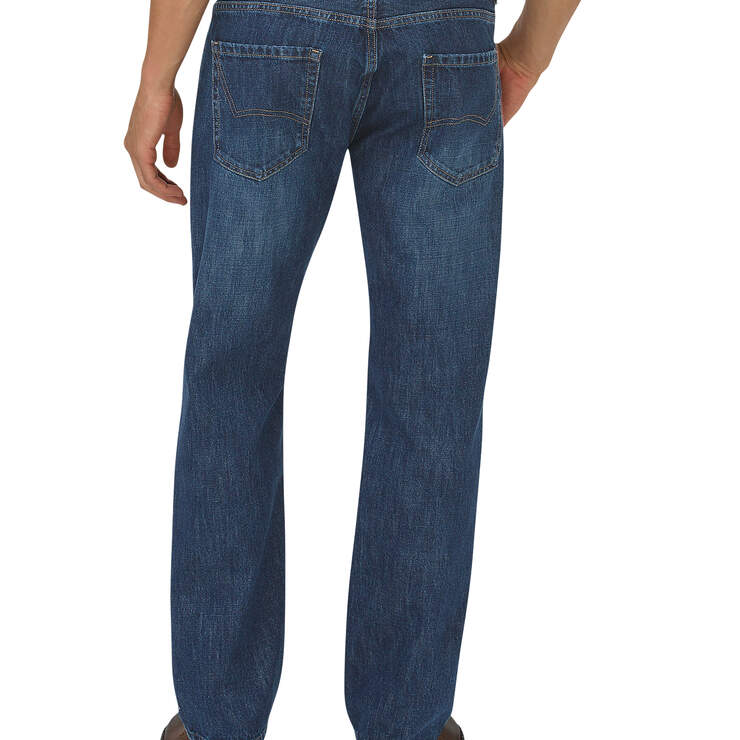 Dickies X-Series Relaxed Fit Straight Leg 5-Pocket Denim Jeans - Medium Indigo Blue (HMI) image number 2