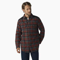 Heavyweight Brawny Flannel Shirt - Burgundy Plaid (G2Y)