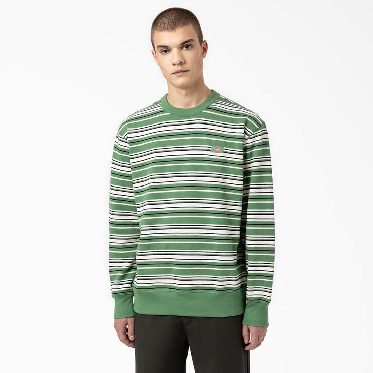 Westover Striped Sweatshirt - Dark Ivy Variegated Stripe (DSV) image number 1
