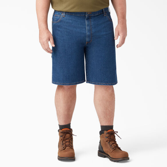 Active Waist Carpenter Shorts, 11&quot; - Stonewashed Indigo Blue &#40;SNB&#41;