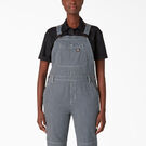 Women&#39;s Hickory Stripe Double Knee Bib Overalls - Rinsed Hickory Stripe &#40;RHS&#41;