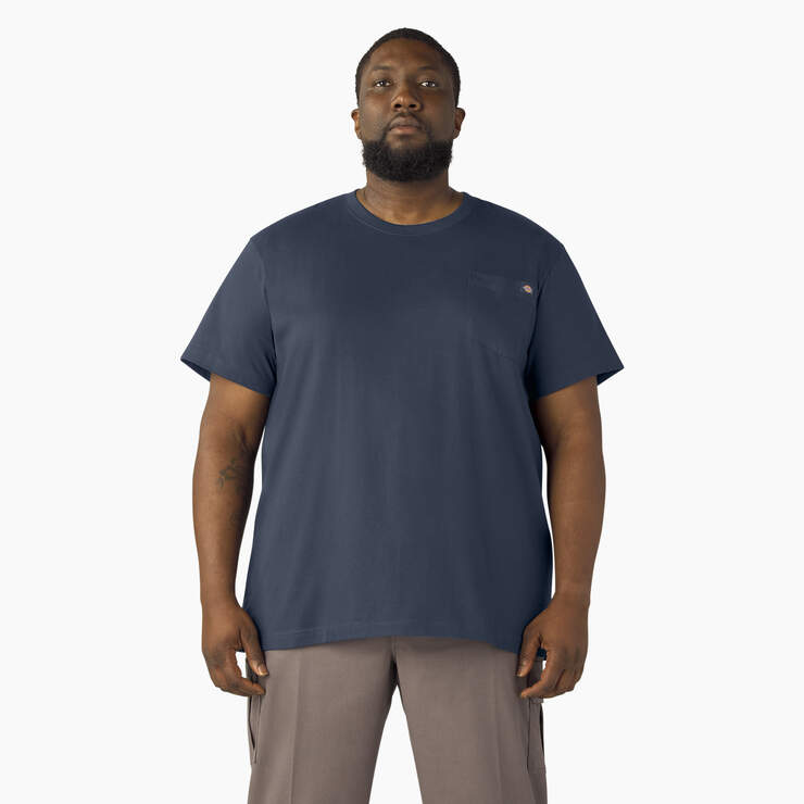 Lightweight Short Sleeve Pocket T-Shirt - Dark Navy (DN) image number 4
