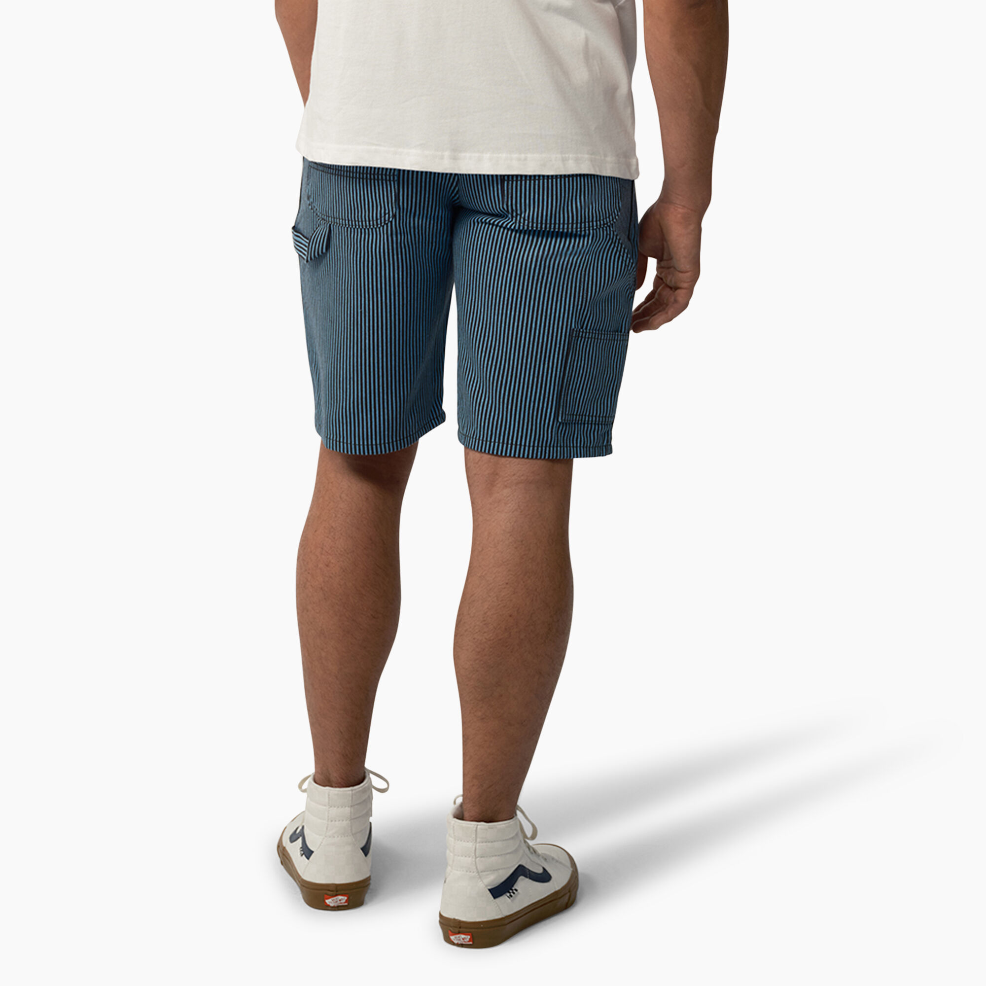 Hickory Stripe Carpenter Shorts 11