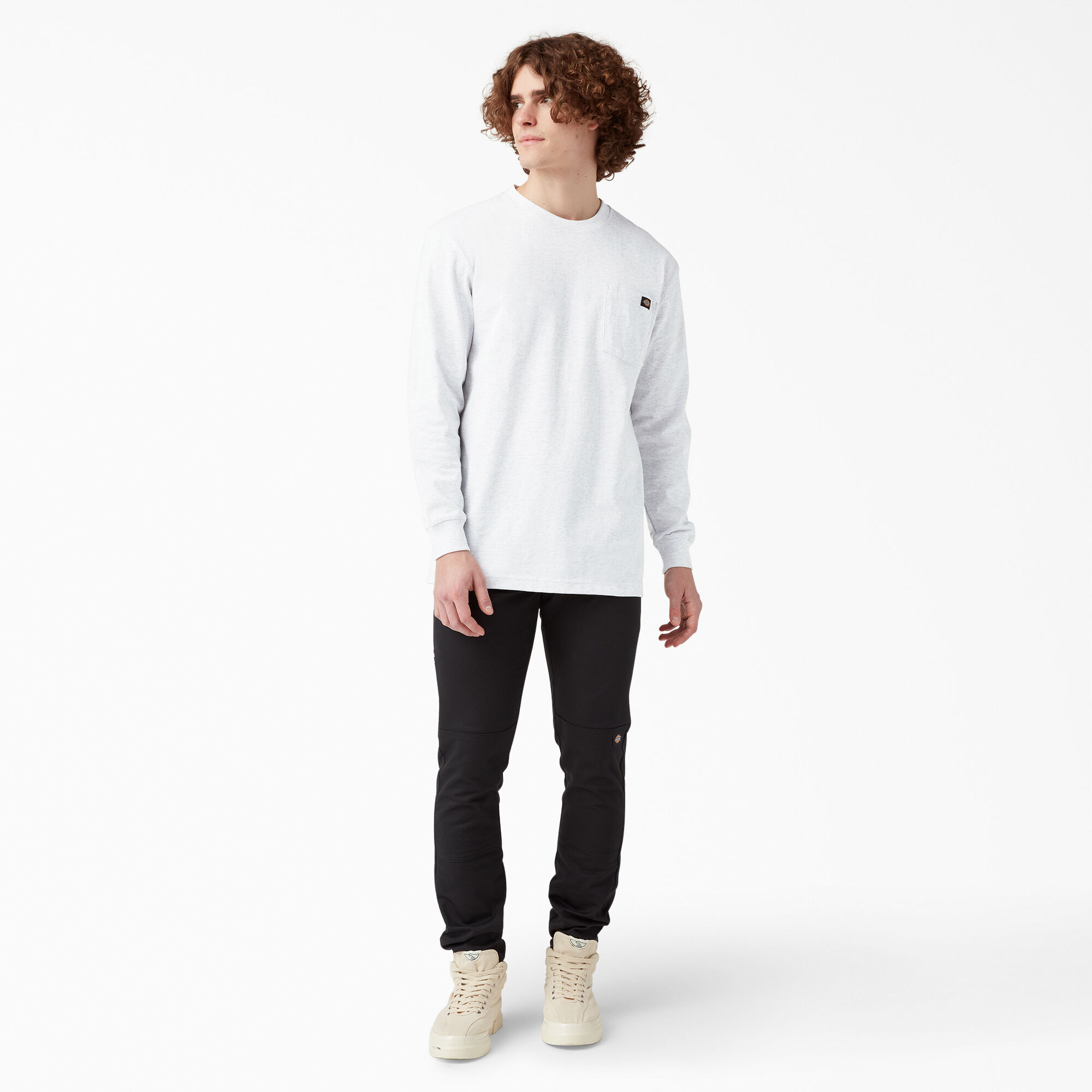 Heavyweight Long Sleeve Pocket T Shirt