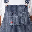 Women&#39;s Bib Shortalls, 7&#39;&#39; - Rinsed Hickory Stripe &#40;RHS&#41;