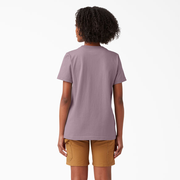 Women&#39;s Heavyweight Short Sleeve Pocket T-Shirt - Lilac &#40;LC&#41;