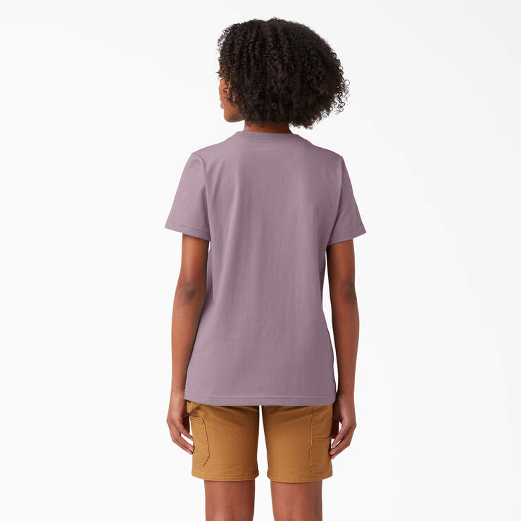 Women's Heavyweight Short Sleeve Pocket T-Shirt - Lilac (LC) image number 2