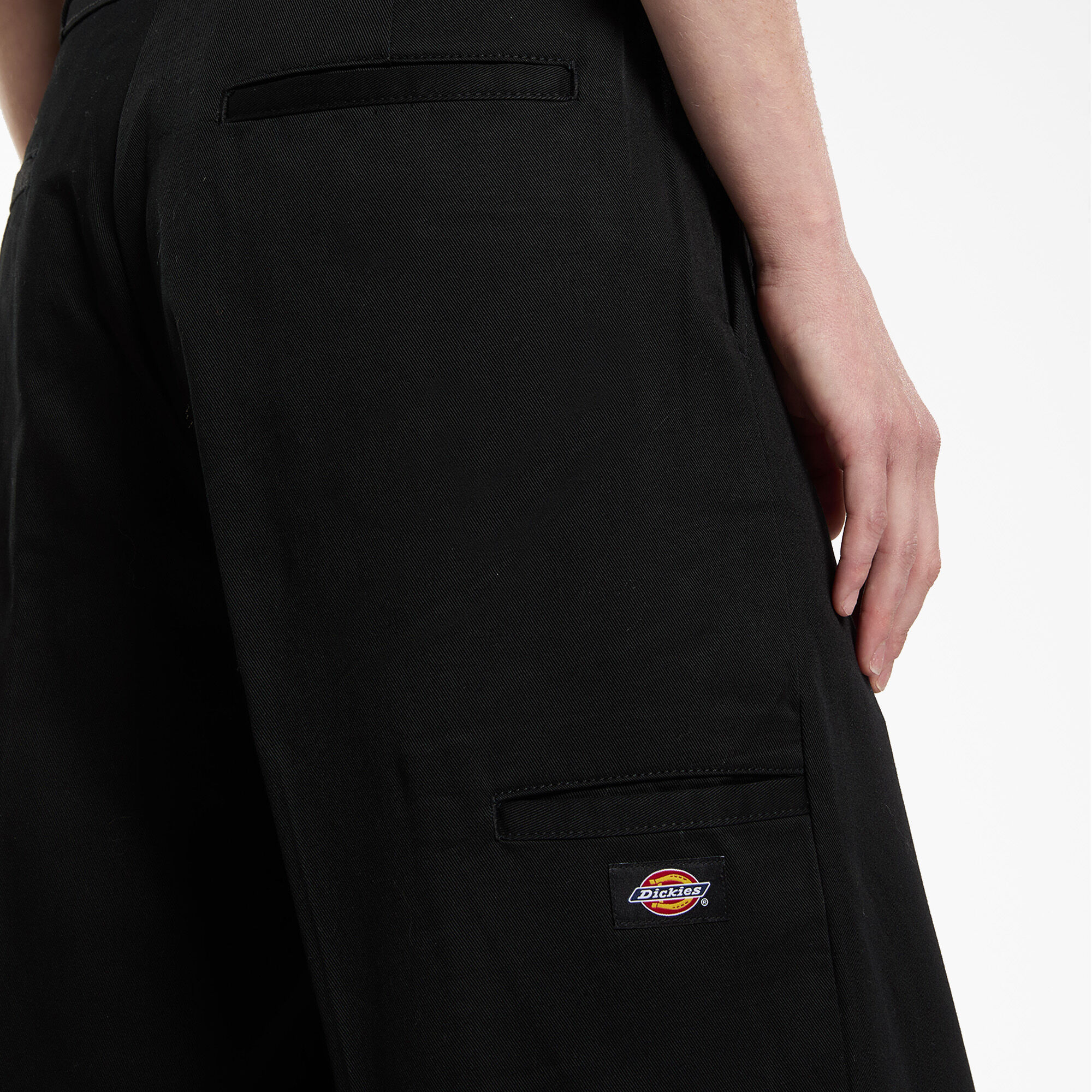 稀少 Dickies ワッペン XX L ブラック ブルゾン Dickies/ディッキーズ ロゴワッペン刺繍 ビッグシルエット長袖T
