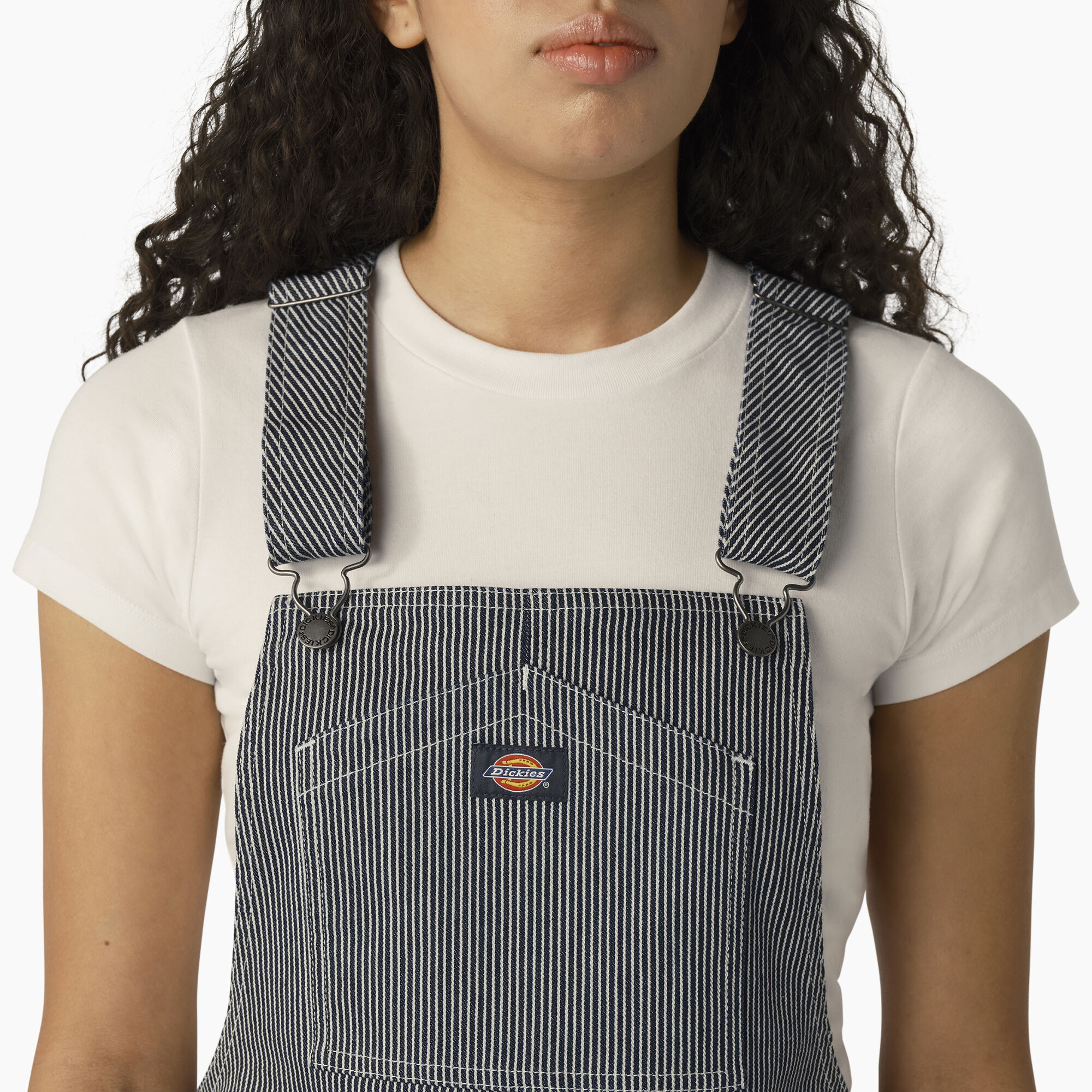 Overall dress striped hotsell