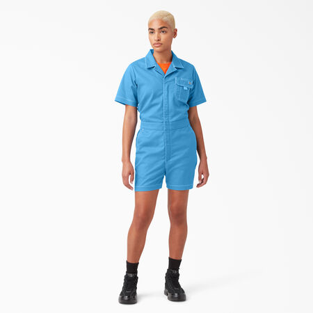 Women&#39;s Ripstop Shortalls - Rinsed Cobalt &#40;R2T&#41;